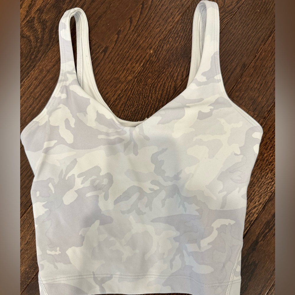 Lululemon align white camo top